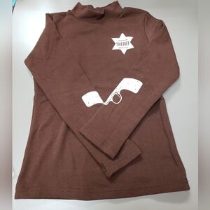 Sheriff Brown Kids Long Sleeve Shirt